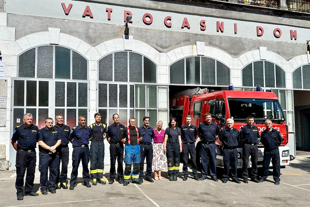 Deutsche Feuerwehrhilfe u JVP-u Opatija